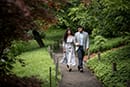 Couples engagement session in Brooklyn Botanical Garden, NYC
