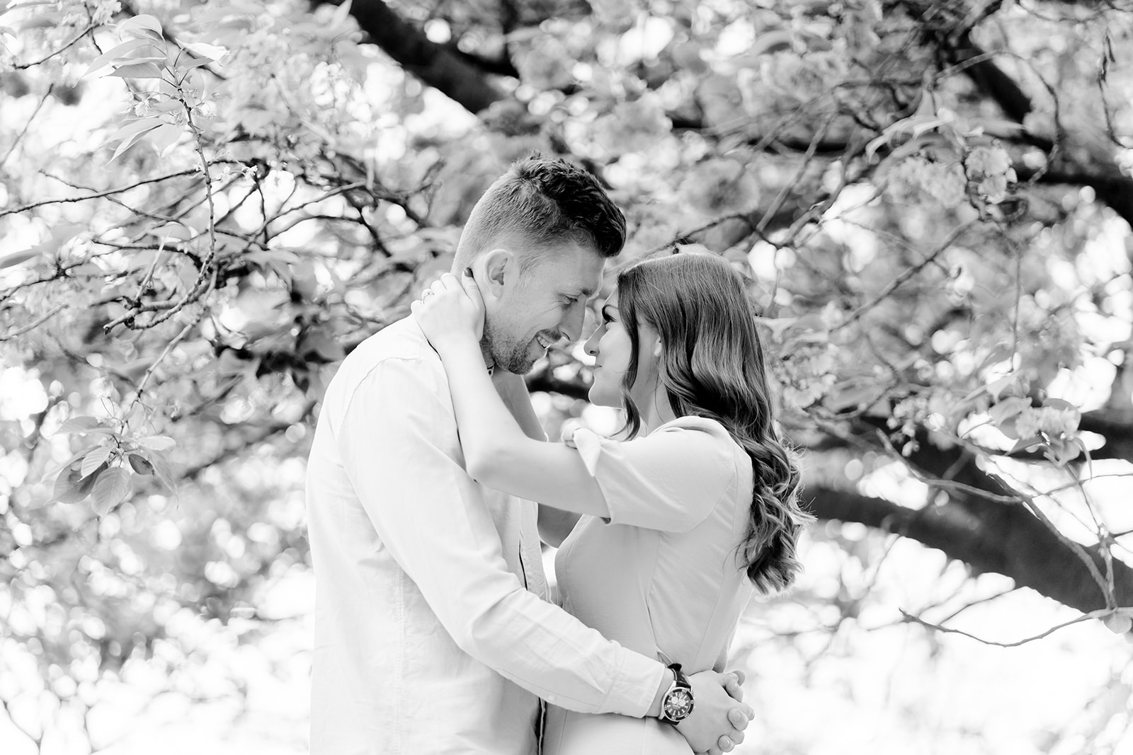 London Greenwich park pink cherry blossom engagement couples shoot London Greenwich park pink cherry blossom engagement couples shoot