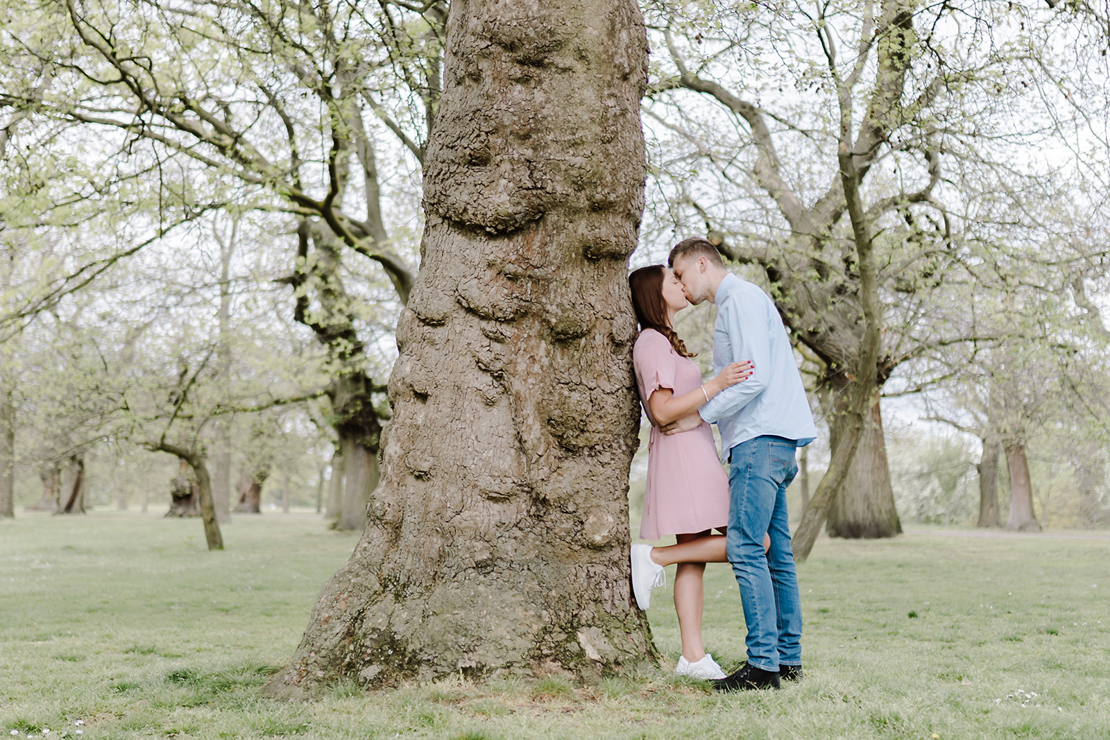 London Greenwich park pink cherry blossom engagement couples shoot London Greenwich park pink cherry blossom engagement couples shoot