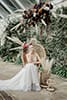 Boho Pampas Wedding Bridal Editorial Shoot at Sezincote House and Gardens in The Cotswolds by Chloe Ely Photography