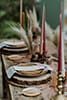 Boho Pampas Wedding Bridal Editorial Shoot at Sezincote House and Gardens in The Cotswolds by Chloe Ely Photography