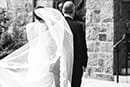 Classic bridal photo | black and white 