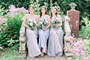 Beautiful Bridesmaids with bouquets 