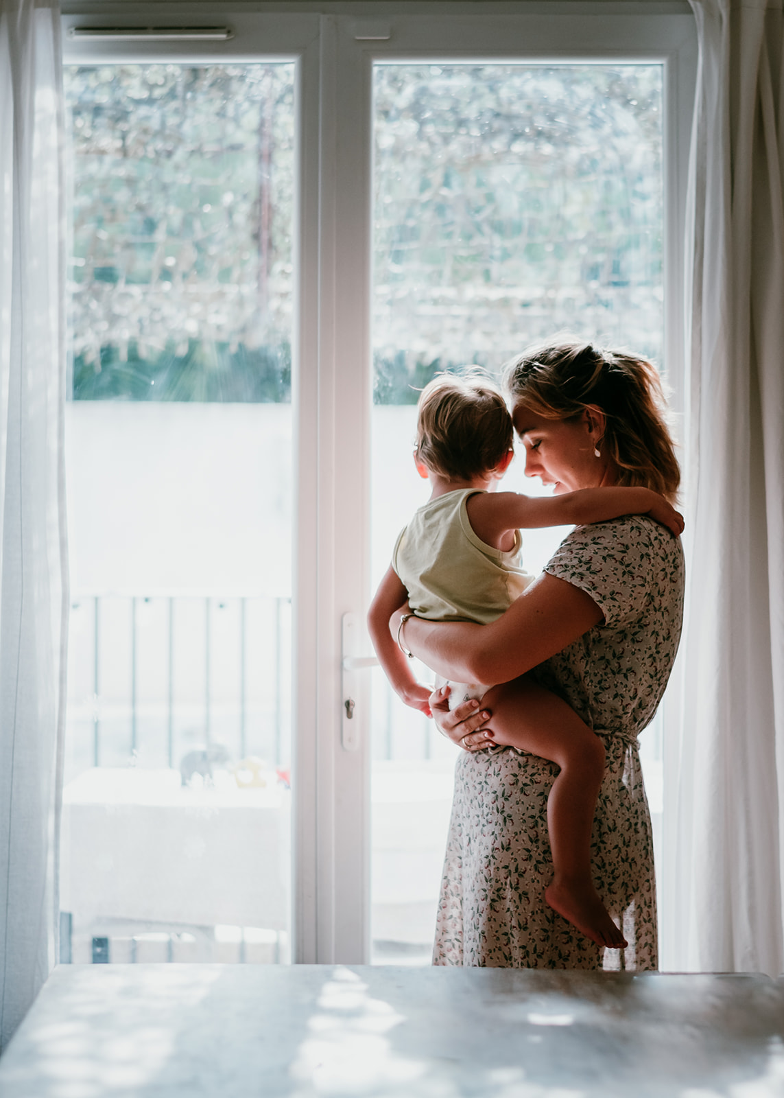 portrait maman et son fils