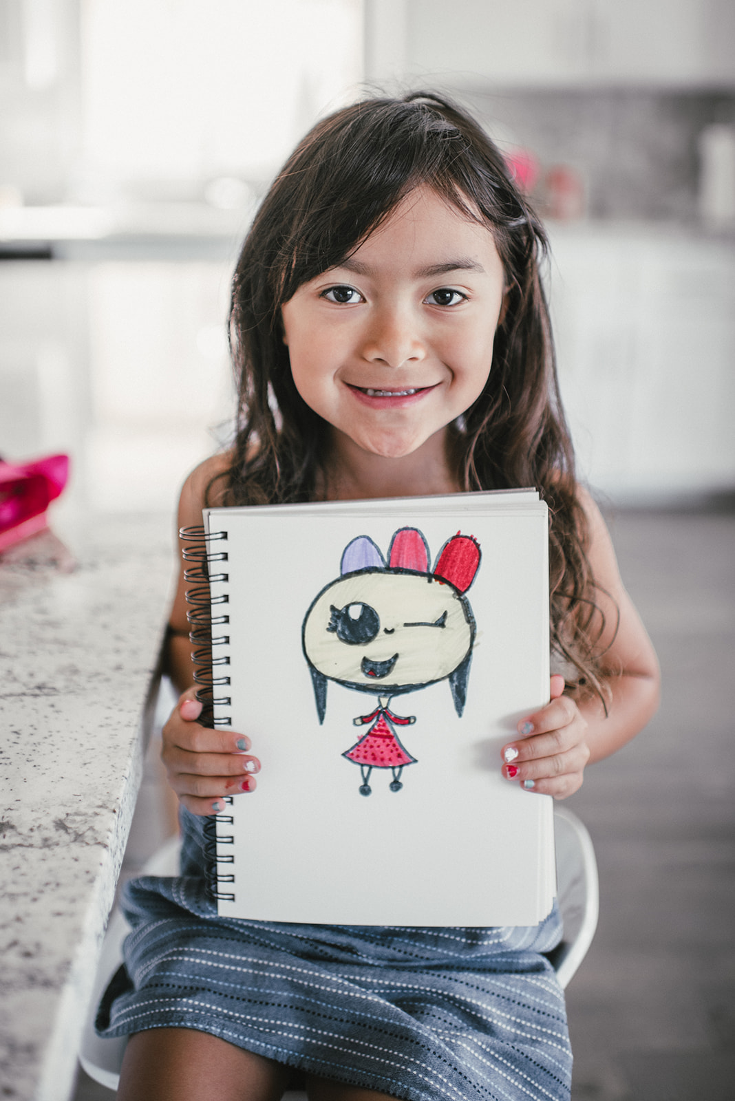 beautiful drawing by little girl