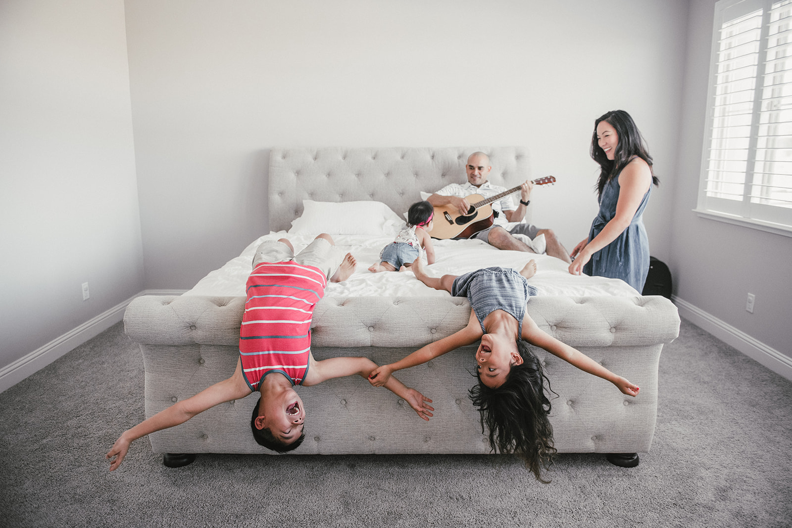whole family enjoying freetime