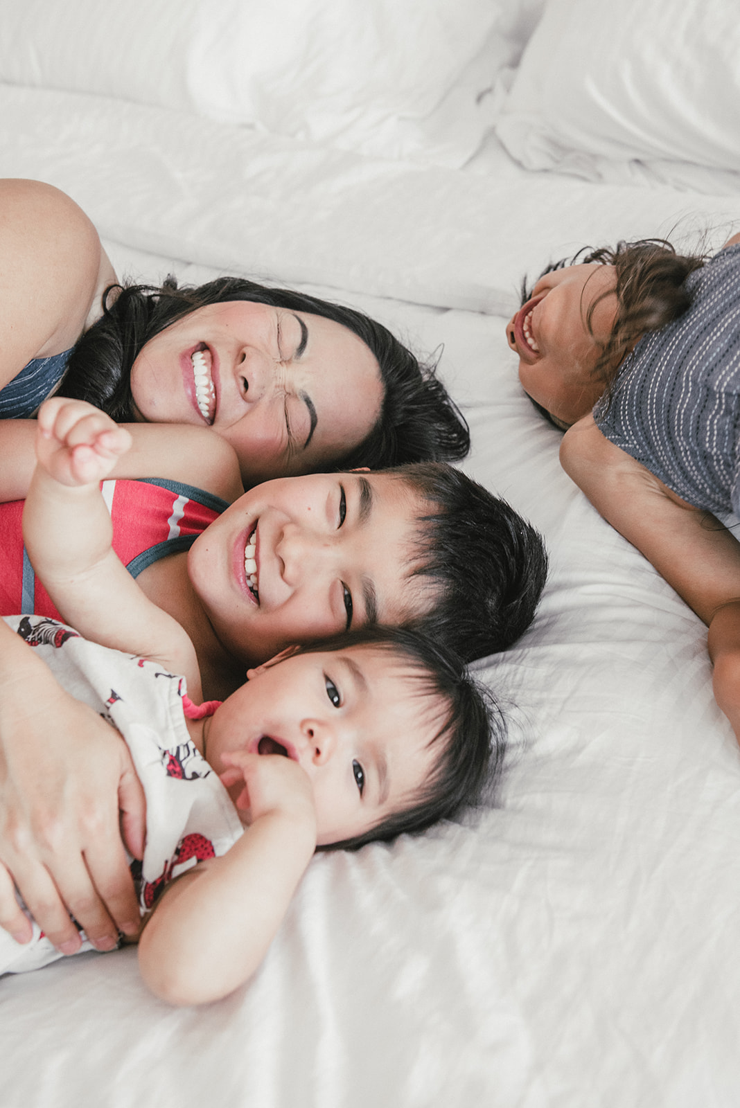 family cuddles