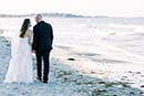 Classic wedding on the beach