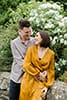 engagement couples shoot at bibury cotswolds 
