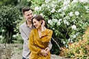 engagement couples shoot at bibury cotswolds 