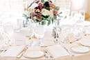 Gorgeous tabletop at New England wedding 