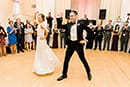 Bride and Groom dancing 