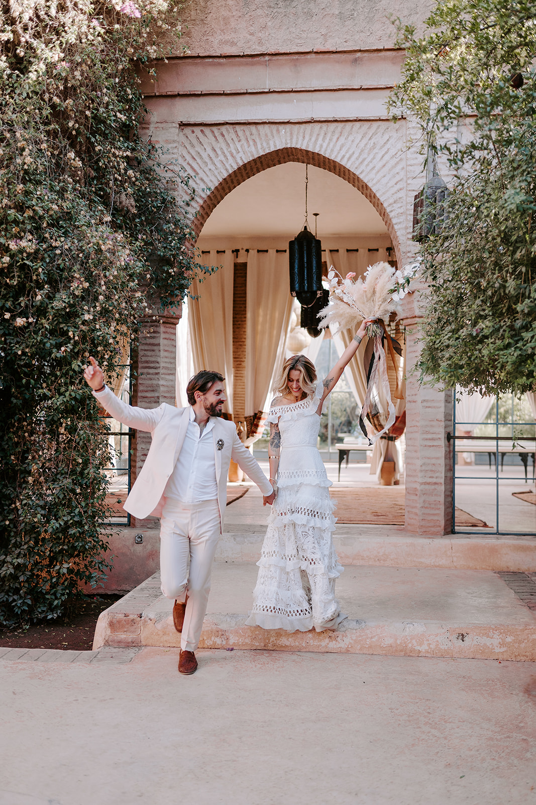 Moroccan Wedding at The Beldi Country Club Marrakech Grace Loves Lace Dress