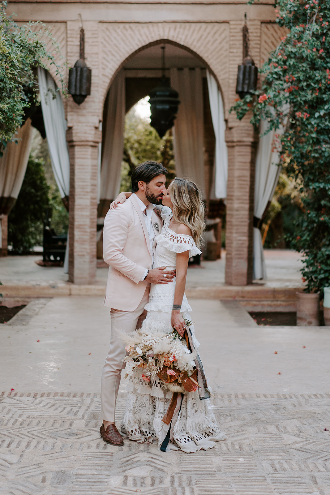 Moroccan Wedding at The Beldi Country Club Marrakech Grace Loves Lace Dress