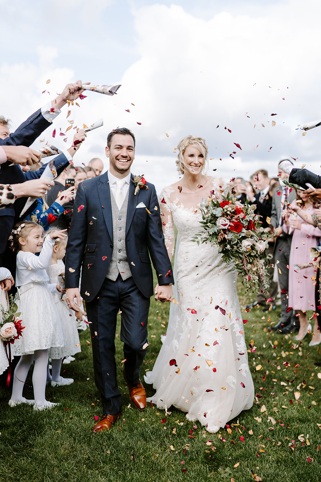 Sunny October Autumn Wedding at Primrose Hill Farm by Chloe Ely Photography