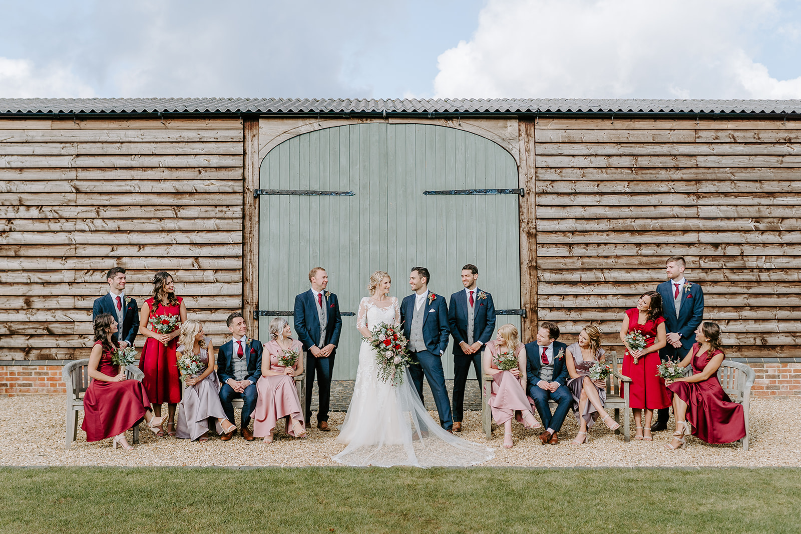 Sunny October Autumn Wedding at Primrose Hill Farm by Chloe Ely Photography