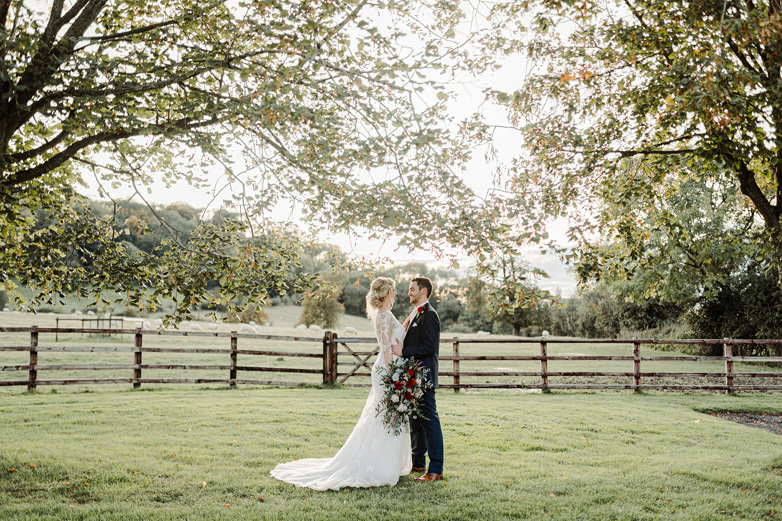 Sunny October Autumn Wedding at Primrose Hill Farm by Chloe Ely Photography
