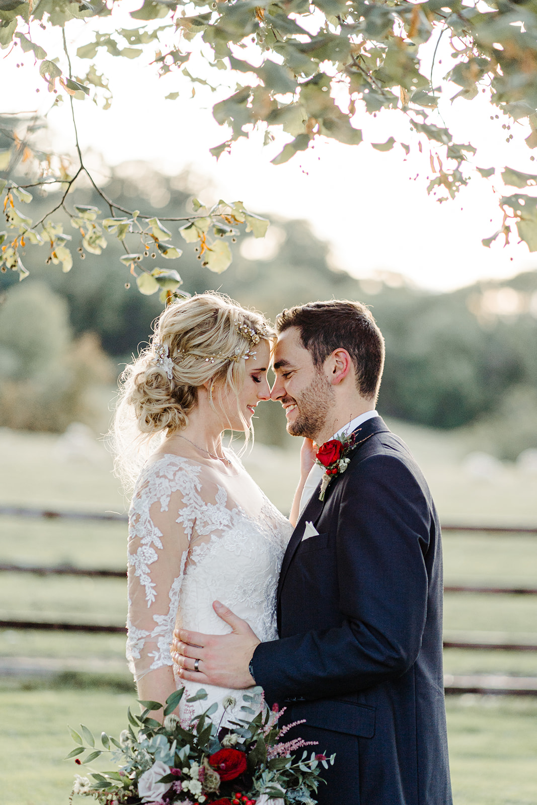 Sunny October Autumn Wedding at Primrose Hill Farm by Chloe Ely Photography