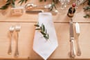 décoration table épurée et élégante mariage