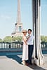 Photo de couple en plein cœur de paris