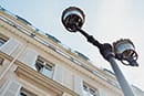 photo d'un lampadaire parisien