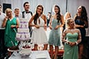 Le wedding cake violet