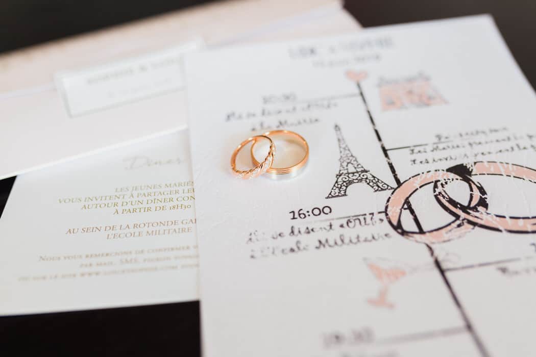 faire part d'invitation de mariage
