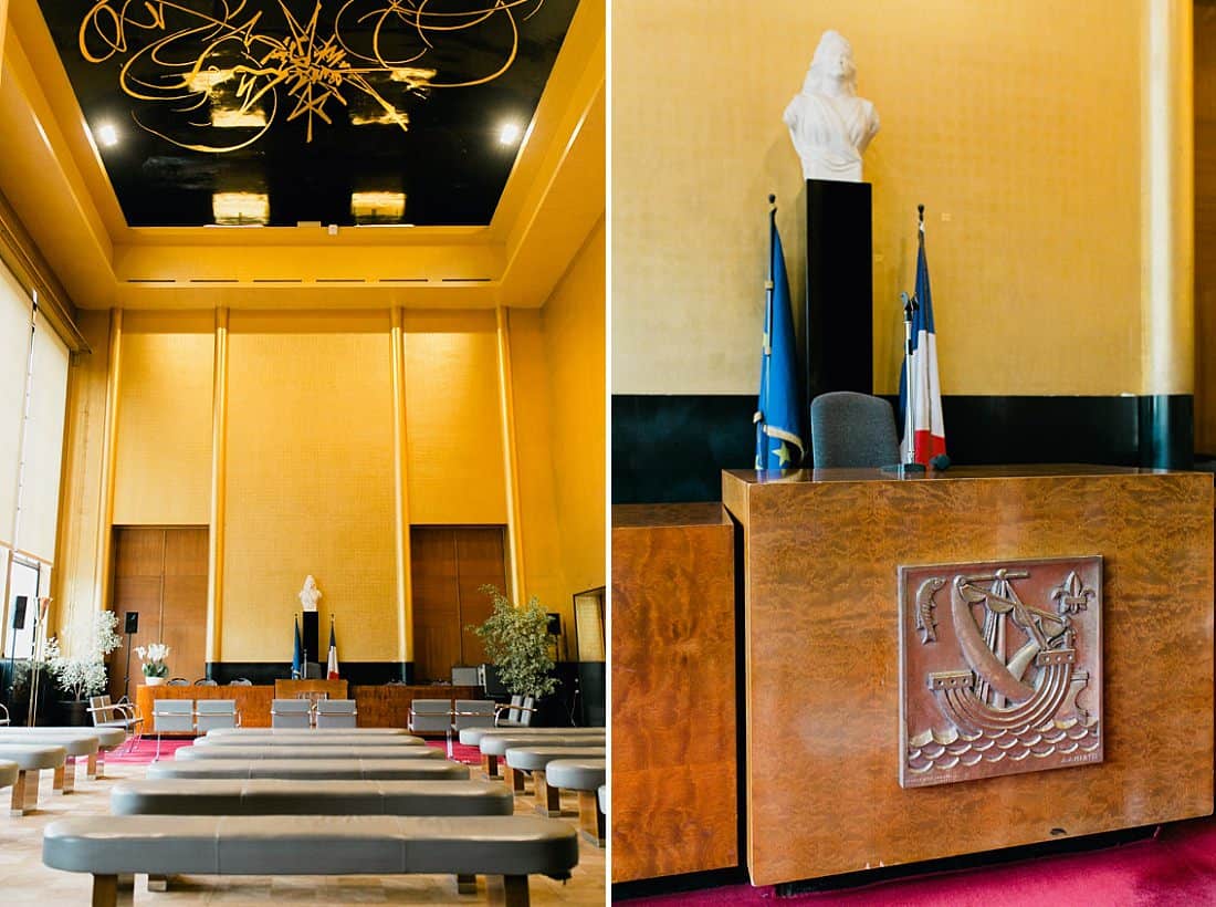 La salle mariage de Boulogne Billancourt