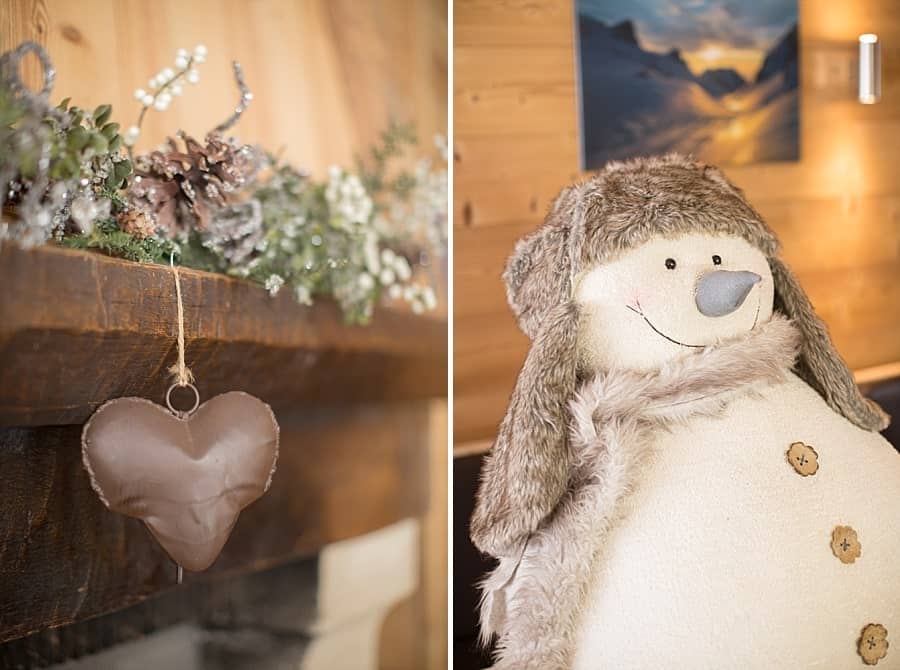 décoration d'hiver pour un mariage à la montagne