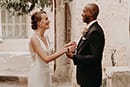 first look French Riviera wedding, Chateau de Cagnard
