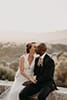 couple at sunset French Riviera Wedding