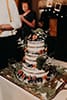wedding naked cake Chateau de Cagnard, Cagnes sur Mer, French Riviera wedding