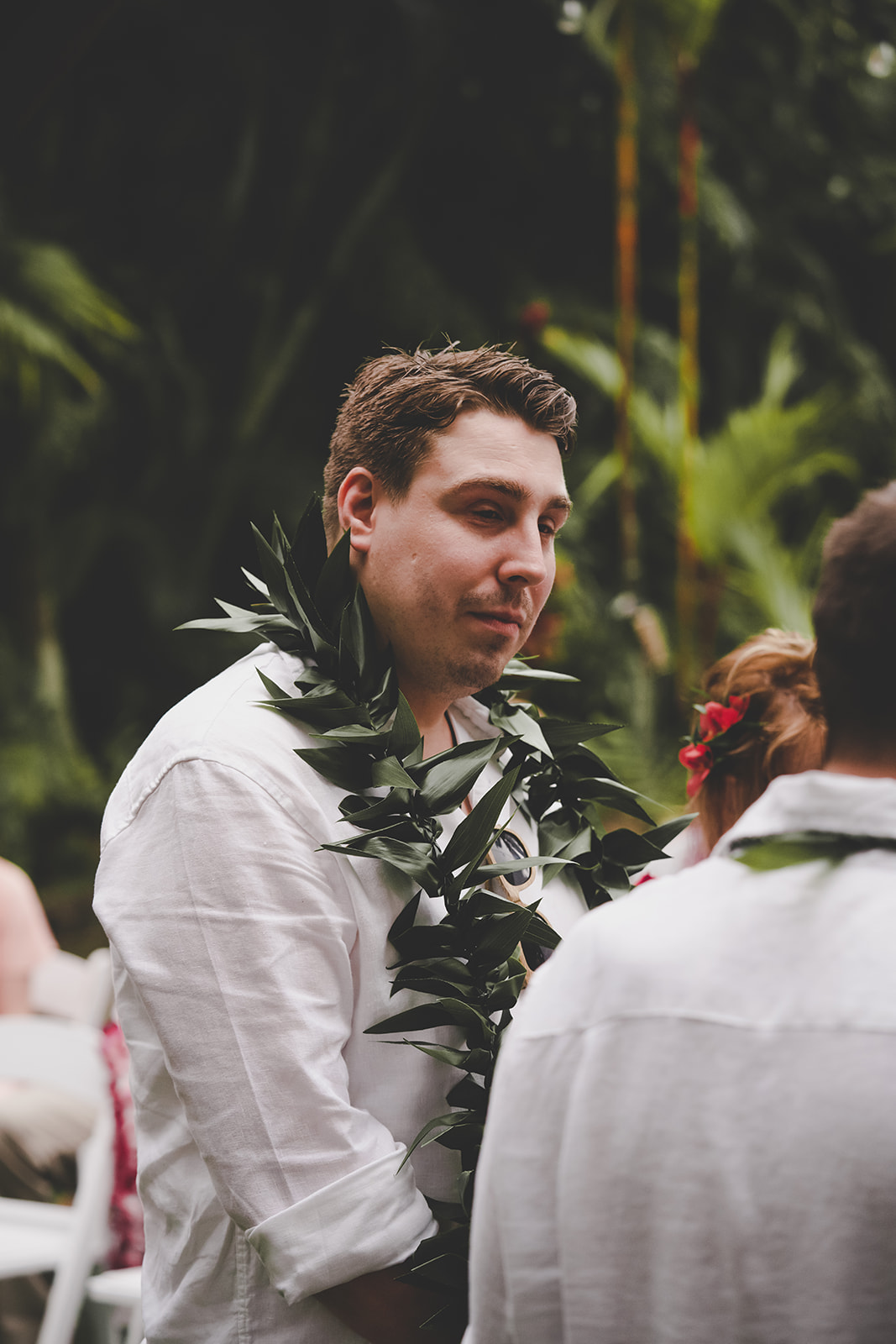 Backyard Hawai’i Wedding ackyard Hawai’i Wedding at Hale Koa State on Oahu