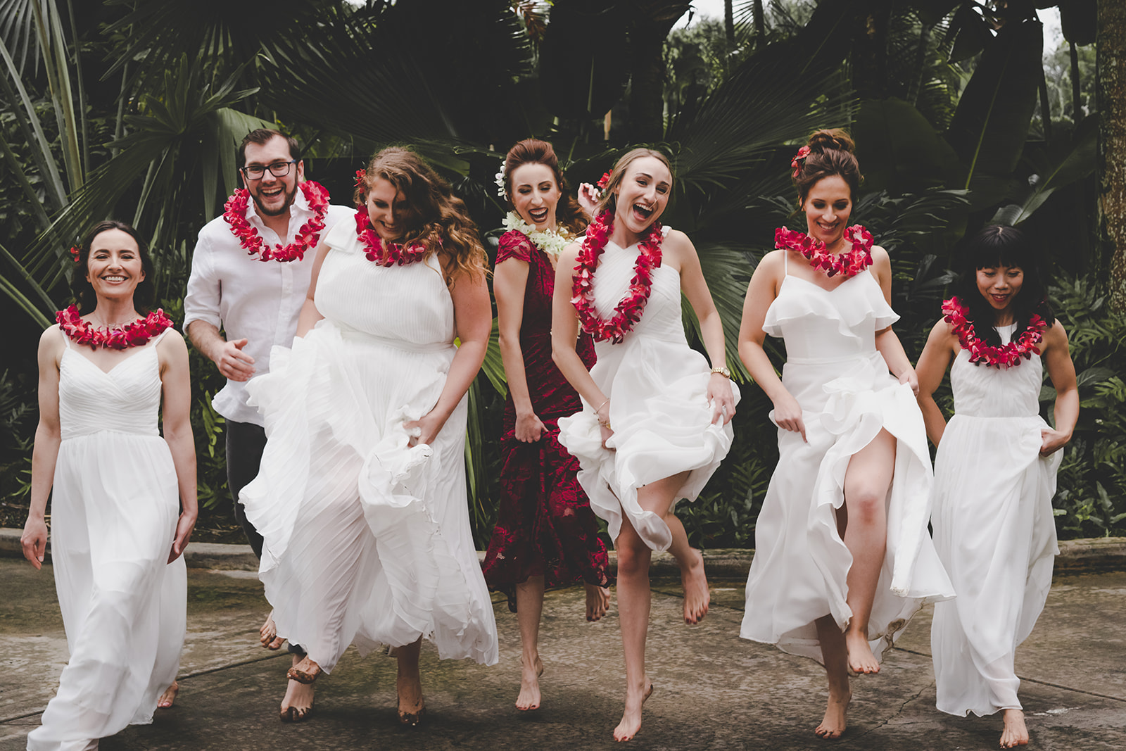 Backyard Hawai’i Wedding ackyard Hawai’i Wedding at Hale Koa State on Oahu