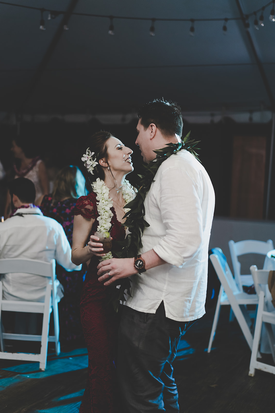 Backyard Hawai’i Wedding ackyard Hawai’i Wedding at Hale Koa State on Oahu