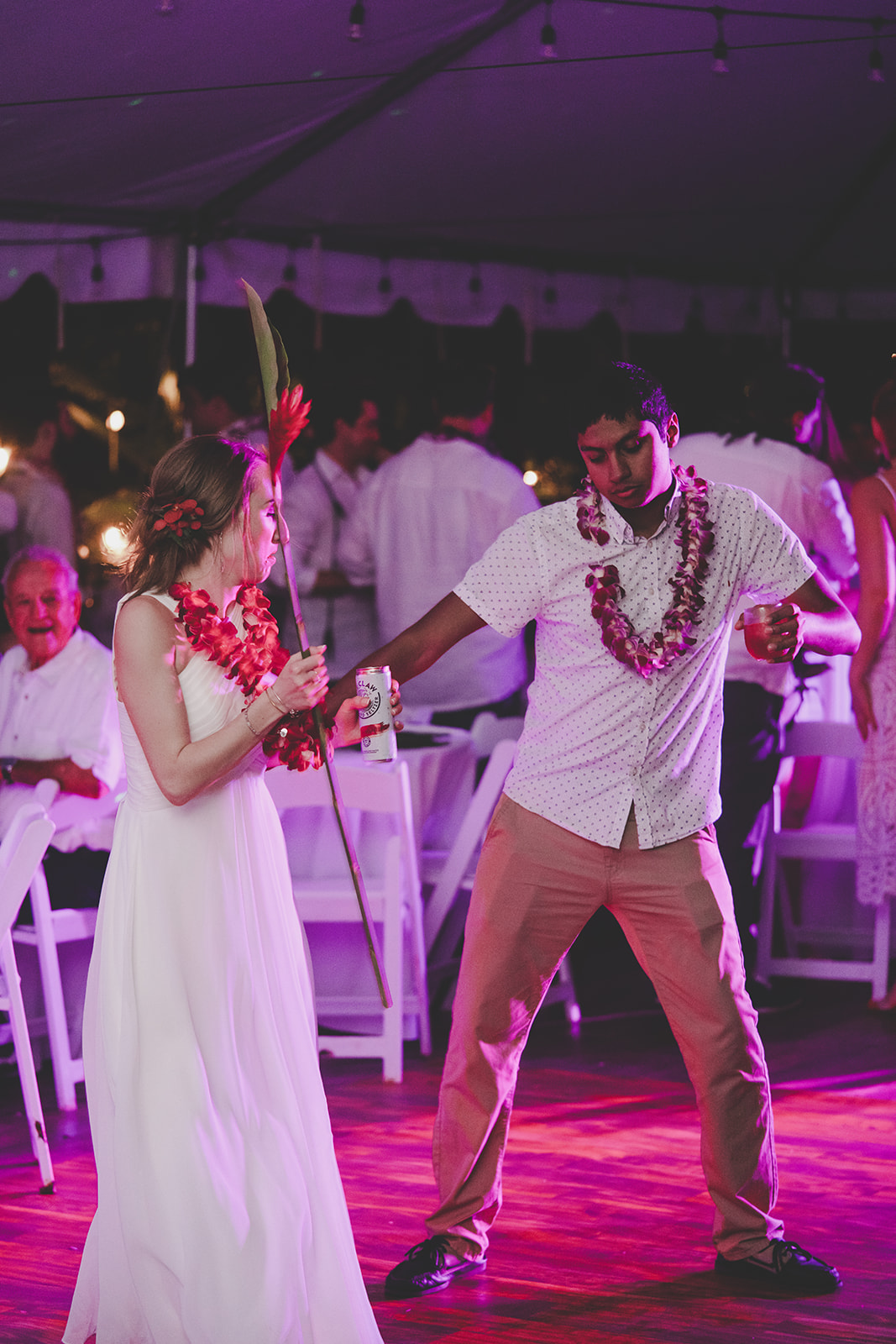 Backyard Hawai’i Wedding ackyard Hawai’i Wedding at Hale Koa State on Oahu