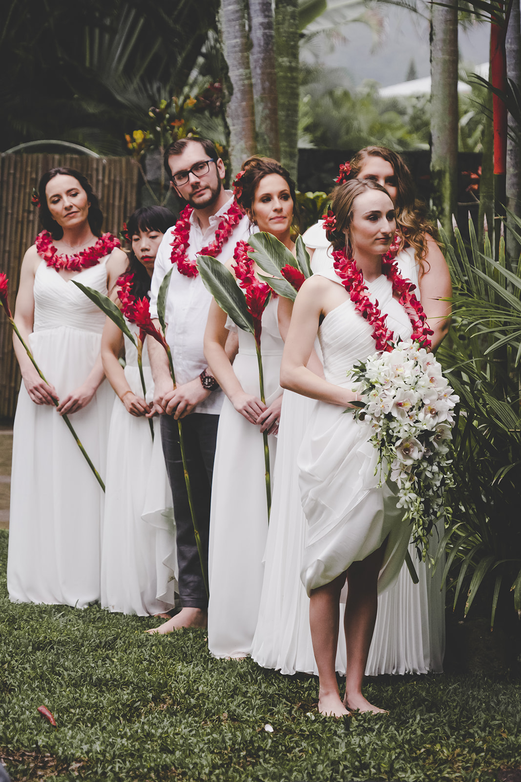 Backyard Hawai’i Wedding ackyard Hawai’i Wedding at Hale Koa State on Oahu