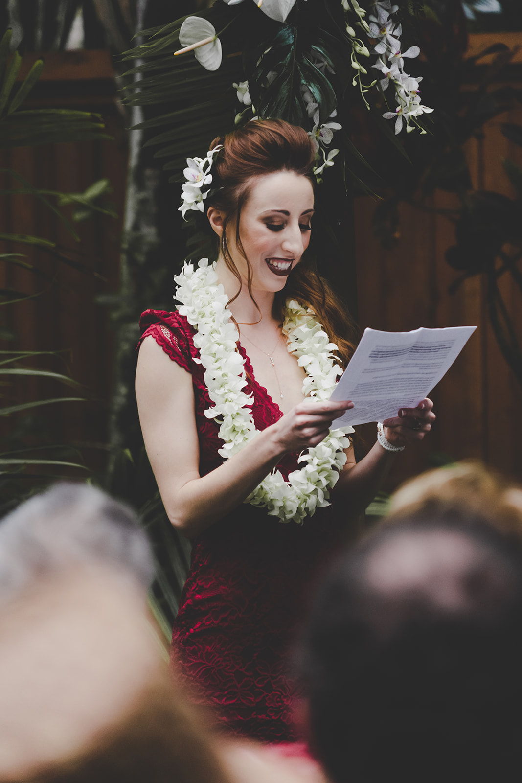 Backyard Hawai’i Wedding ackyard Hawai’i Wedding at Hale Koa State on Oahu