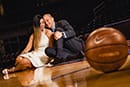 Chicago Wedding Photographers Wintrust Arena Engagement 