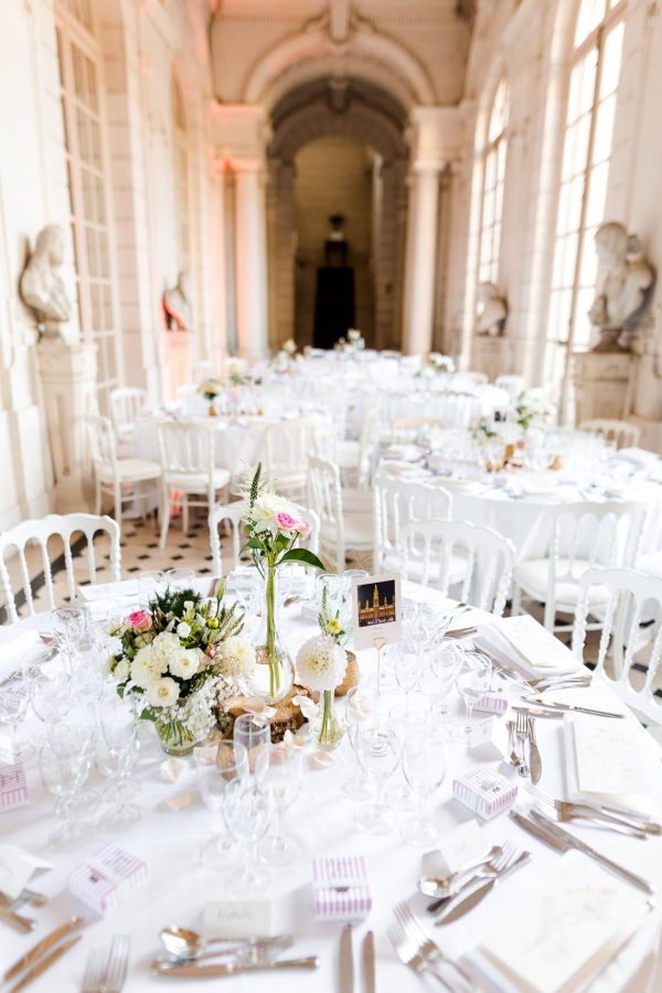 salle de réception au château de Baronville