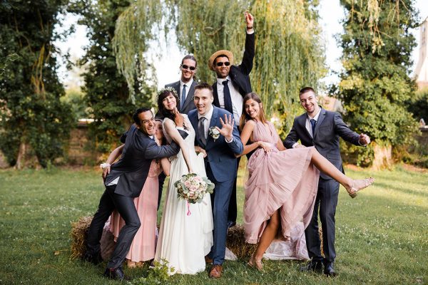 photo de groupe fun et décalé