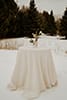 wedding cocktail table cloth