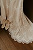 Wedding Dress Bottom with Lace and Shoes
