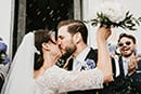 kiss bride groom got married in Italy