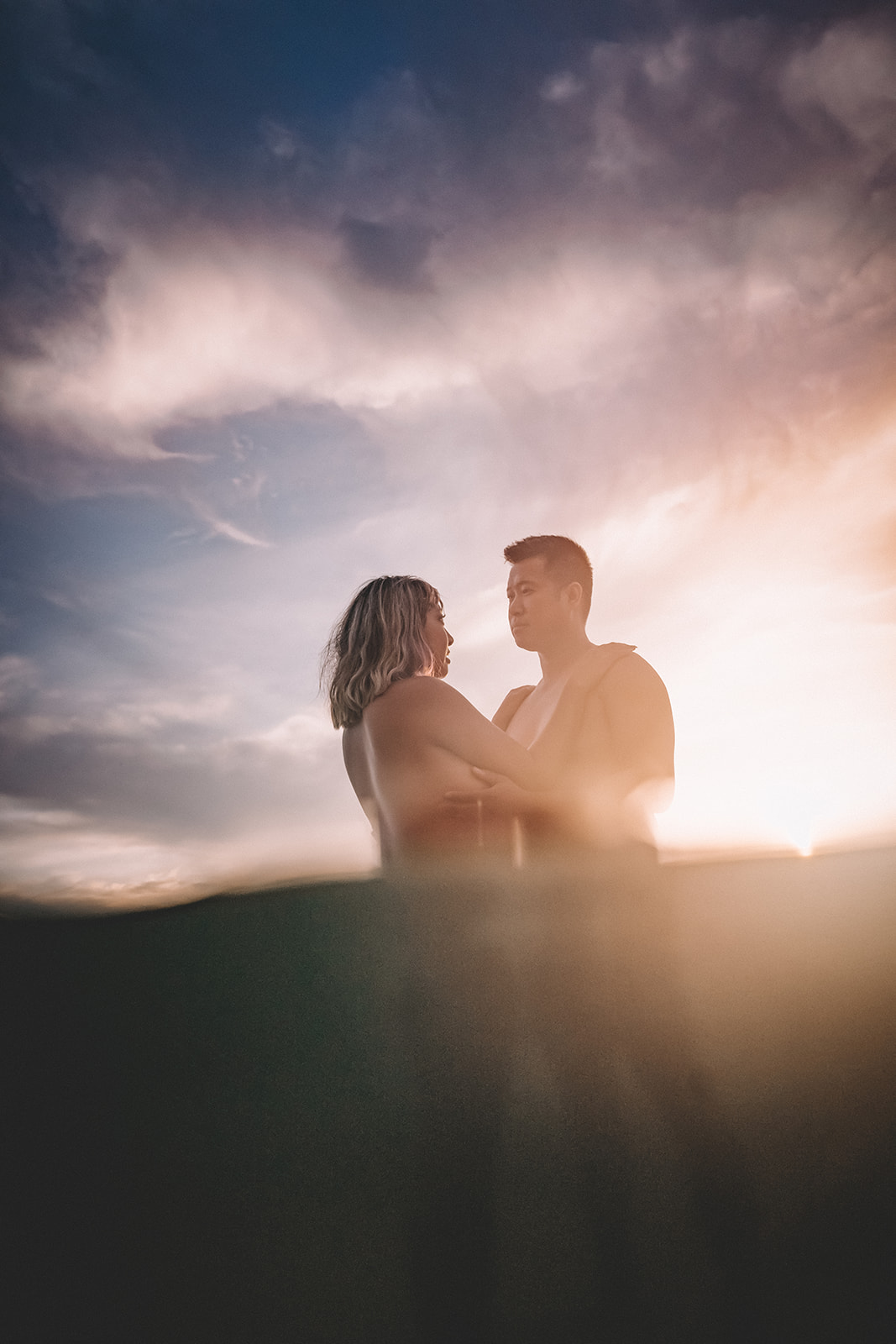 Babymoon photos in Hawaii Underwater Maternity Photos at Sharks Cove on Oahu