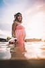 Underwater Maternity Photos at Sharks Cove on Oahu 