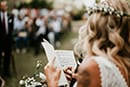 Wedding vows in tuscany