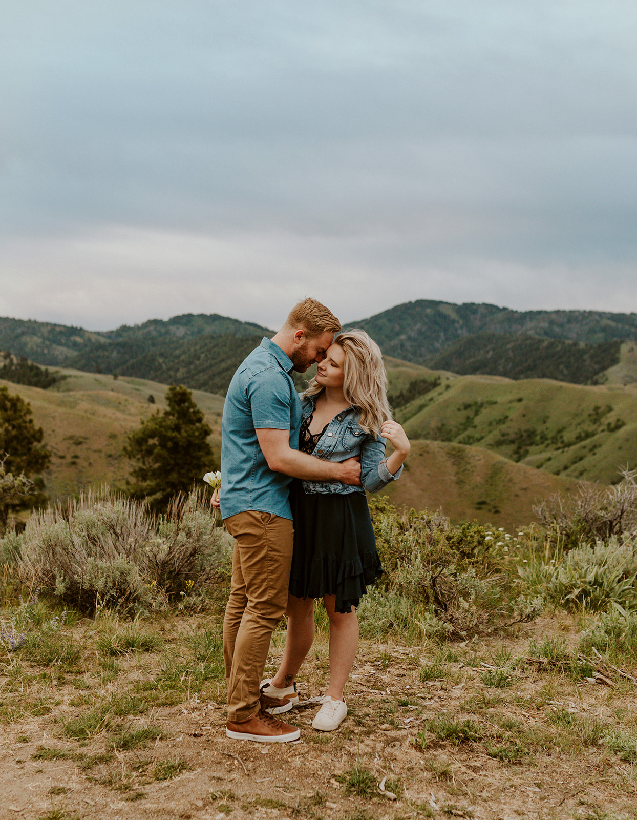 bogus basin couples photography