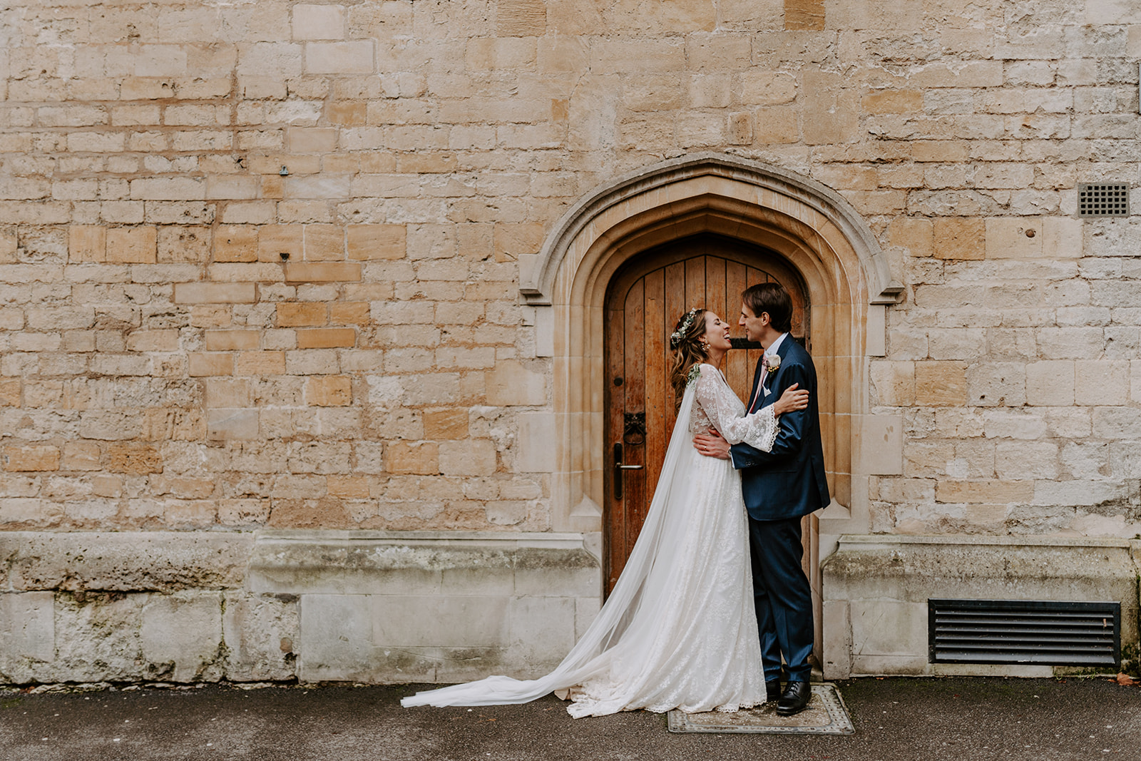 Oxford University Wedding Bodleian Library Boho City Elopement by Chloe Ely Photography