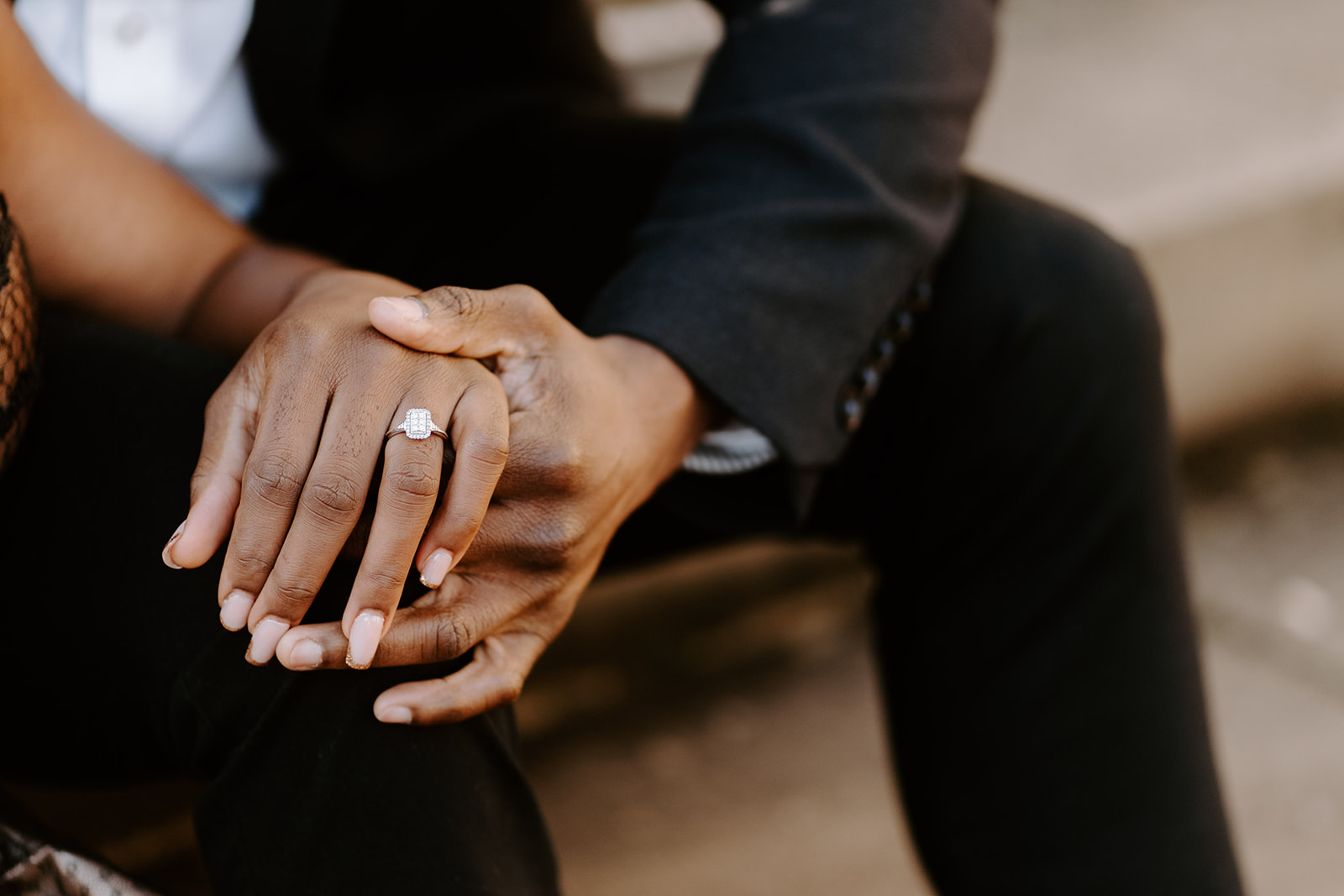 Couples Golden Hour Engagement Shoot in Sheffield City Wedding